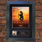 WONDER WOMAN Gal Gadot Quality Autograph Mounted Signed Photo Repro Print A4 702