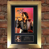 JAMES BROWN Signed Autograph Mounted Photo Reproduction PRINT A4 157