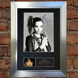 BJORK Signed Autograph Quality Mounted Photo Reproduction A4 528