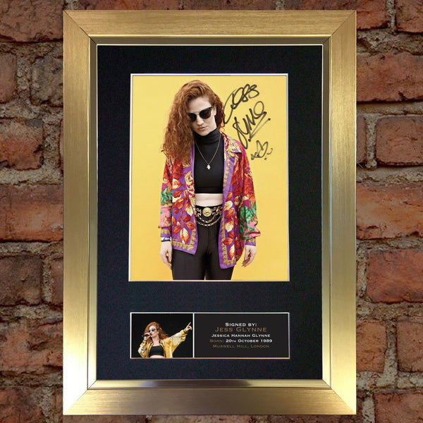 JESS GLYNNE Signed Autograph Mounted Photo REPRODUCTION PRINT A4 584