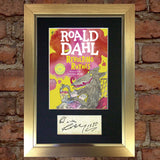 ROALD DAHL Revolting Rhymes Book Cover Autograph Signed Repro A4 Print 675