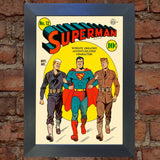 SUPERMAN Comic Cover 12th Edition Cover Reproduction Vintage Wall Art Print #27