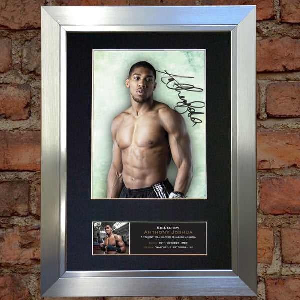 ANTHONY JOSHUA Boxing Quality Autograph Mounted Signed Photo Repro A4 Print 578