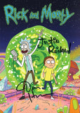 RICK AND MORTY Quality Autograph Mounted Signed Photo RePrint Poster 749