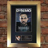 DYNAMO Signed Mounted Photo Reproduction Autograph QUALITY PRINT A4 388