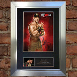 JOHN CENA WWE Quality Autograph Mounted Photo Repro A4 Print 527