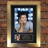 SIMON COWELL Mounted Signed Photo Reproduction Autograph Print A4 13