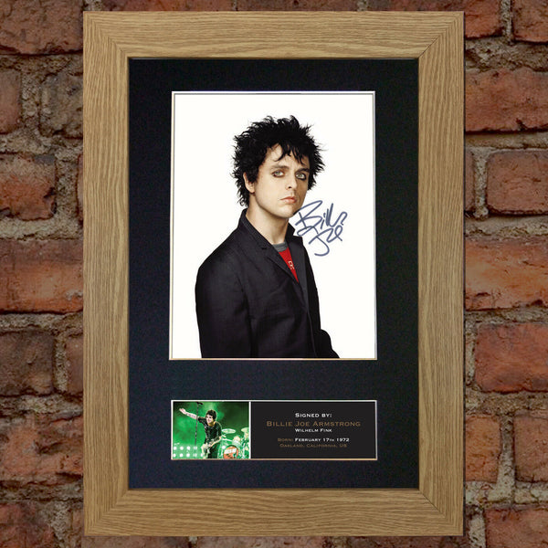 BILLIE JOE ARMSTRONG #2 Mounted Signed Photo Reproduction Autograph Print A4 437