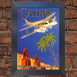 CAIRO VINTAGE RETRO TRAVEL Poster Nostalgic Home Art Print Wall Decor #23