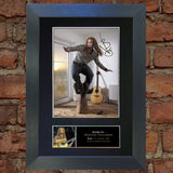 NEWTON FAULKNER Mounted Signed Photo Reproduction Autograph Print A4 256
