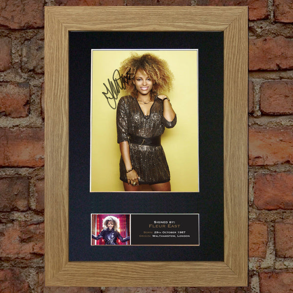 FLEUR EAST Signed Autograph Quality Mounted Photo REPRODUCTION PRINT A4 605