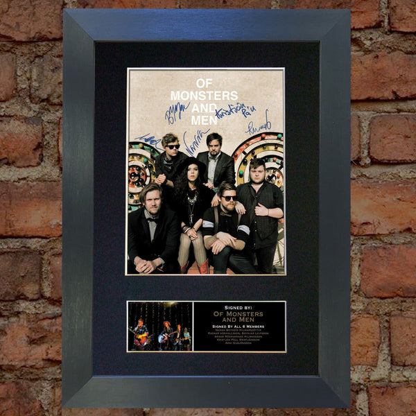 OF MONSTERS AND MEN Mounted Signed Photo Reproduction Autograph Print A4 282