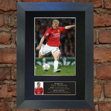 PAUL SCHOLES Autograph Mounted Signed Photo Reproduction Print A4 50