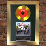 #101 GOLD DISC THE VAMPS Meet the Vamps DVD Signed Autograph Mounted Repro A4