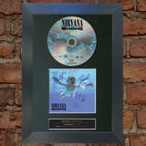 NIRVANA Nevermind Album Signed CD COVER MOUNTED A4 Autograph Repro Print (20)
