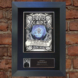 DAVID BLAINE Magician Signed Autograph Quality Mounted Photo Repro A4 Print 556