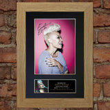 EMELI SANDE Mounted Signed Photo Reproduction Autograph Print A4 294