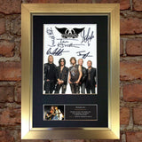AEROSMITH Quality Autograph Mounted Photo Reproduction Print A4 463