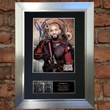 SUICIDE SQUAD Deadshot Will Smith Signed Autograph Mounted Photo Repro Print 620