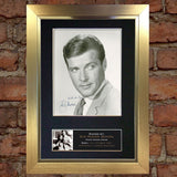 SIR ROGER MOORE Mounted Signed Photo Reproduction Autograph Print A4 274