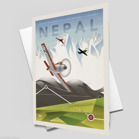 NEPAL VINTAGE RETRO TRAVEL Poster Nostalgic Home Print Wall Decor #57