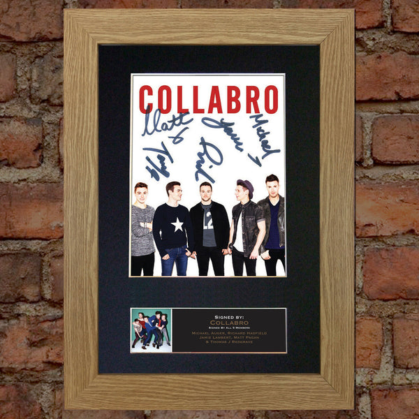 COLLABRO Quality Autograph Mounted Signed Photo Repro Print A4 511