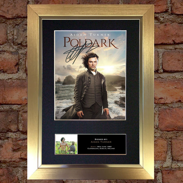 POLDARK Aidan Turner Quality Autograph Mounted Signed Photo RePrint Poster 741