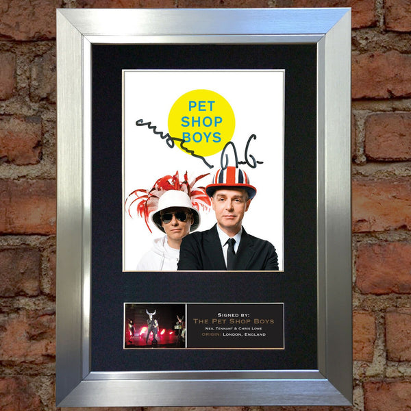 THE PET SHOP BOYS Quality Autograph Mounted Signed Photo Re-Print A4 736