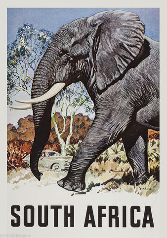 SOUTH AFRICA VINTAGE RETRO TRAVEL Poster Nostalgic Home Print Wall Art Decor #70