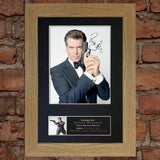 PIERCE BROSNAN Mounted Signed Photo Reproduction Autograph Print A4 275