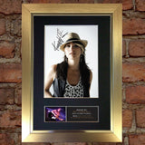 KT TUNSTALL Mounted Signed Photo Reproduction Autograph Print A4 356