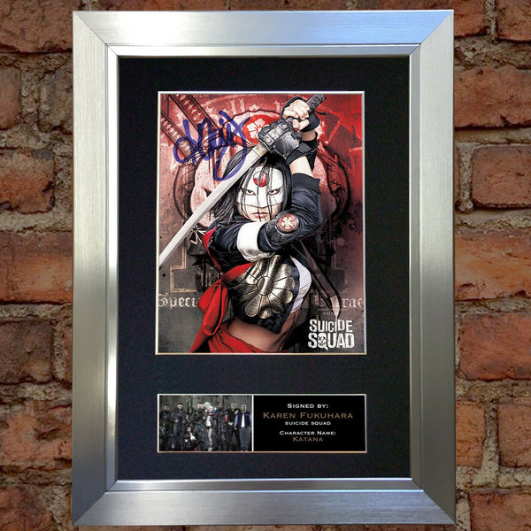 SUICIDE SQUAD Karen Fukuhara Katana Signed Autograph Mounted Photo Re Print 625