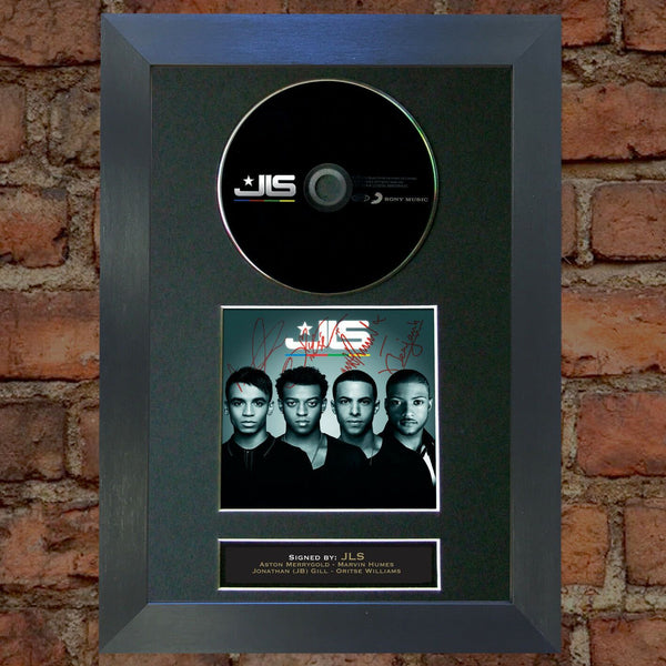 JLS Album Signed CD COVER MOUNTED A4 Autograph Print 28