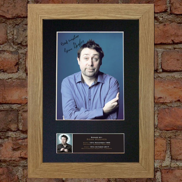 SEAN HUGHES Comedian Autograph Mounted Signed Photo RE-PRINT Print A4 688