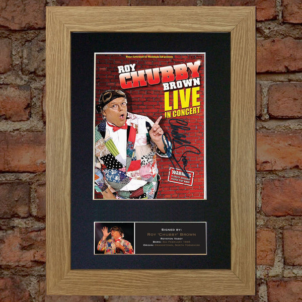 ROY CHUBBY BROWN Signed Autograph Mounted Photo Repro A4 Print 478