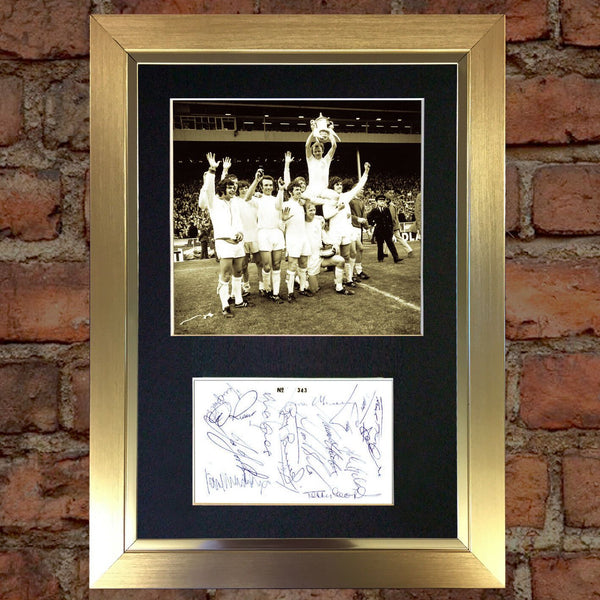 LEEDS UNITED 1972 Autograph Mounted Photo Repro A4 Print 441