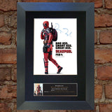 DEADPOOL Ryan Reynolds Signed Autograph Mounted Photo Reproduction Print A4 #612