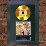 #185 CARRIE UNDERWOOD Some Hearts GOLD DISC Album Signed Autograph Mounted Print