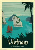 VIETNAM VINTAGE RETRO TRAVEL Poster Nostalgic Home Print Wall Art Decor #74