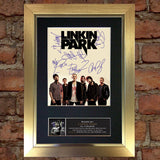 LINKIN PARK (RARE) Quality Autograph Mounted Signed Photo Repro Print A4 705