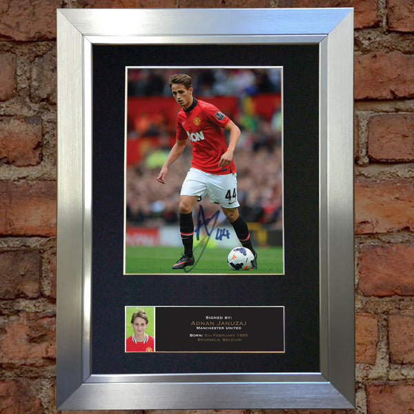 Adnan Januzaj  Man U Signed Autograph Mounted Photo REPRO PRINT A4 554