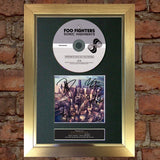FOO FIGHTERS Sonic Highways Album Signed CD COVER MOUNTED Autograph Repro A4 65