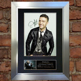 JUSTIN TIMBERLAKE Mounted Signed Photo Reproduction Autograph Print A4 331