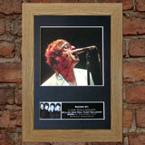 LIAM GALLAGHER Mounted Signed Photo Reproduction Autograph Print A4 74
