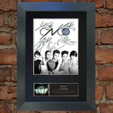 CNCO Band Photo Autograph Mounted Signed Reproduction Print Camacho A4 781