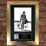 JOHN WAYNE Autograph Mounted Signed Photo Reproduction Print A4 129