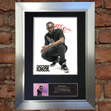 DIZZEE RASCAL Autograph Mounted Photo Reproduction QUALITY PRINT A4 395