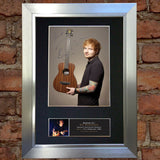 ED SHEERAN No3 Signed Autograph Mounted Photo REPRODUCTION PRINT A4 400