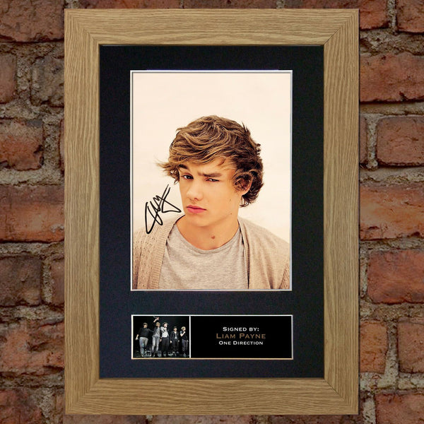 LIAM PAYNE 1D Mounted Signed Photo Reproduction Autograph Print A4 291