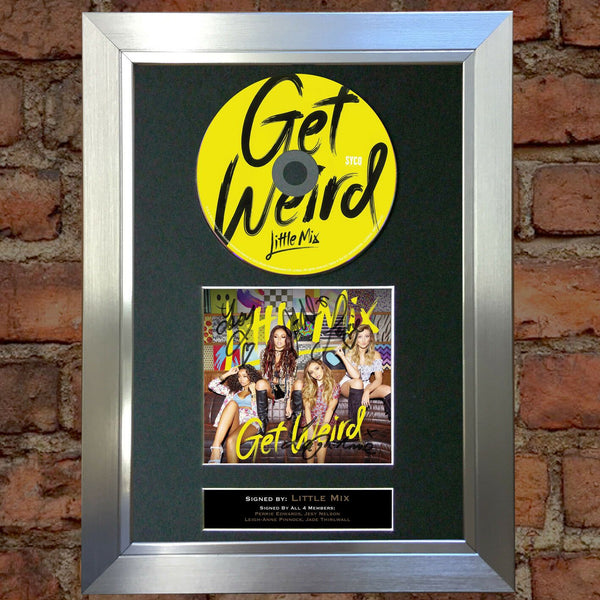 LITTLE MIX Get Weird Signed Album COVER Repro Cd Print A4 Photo Autograph 69